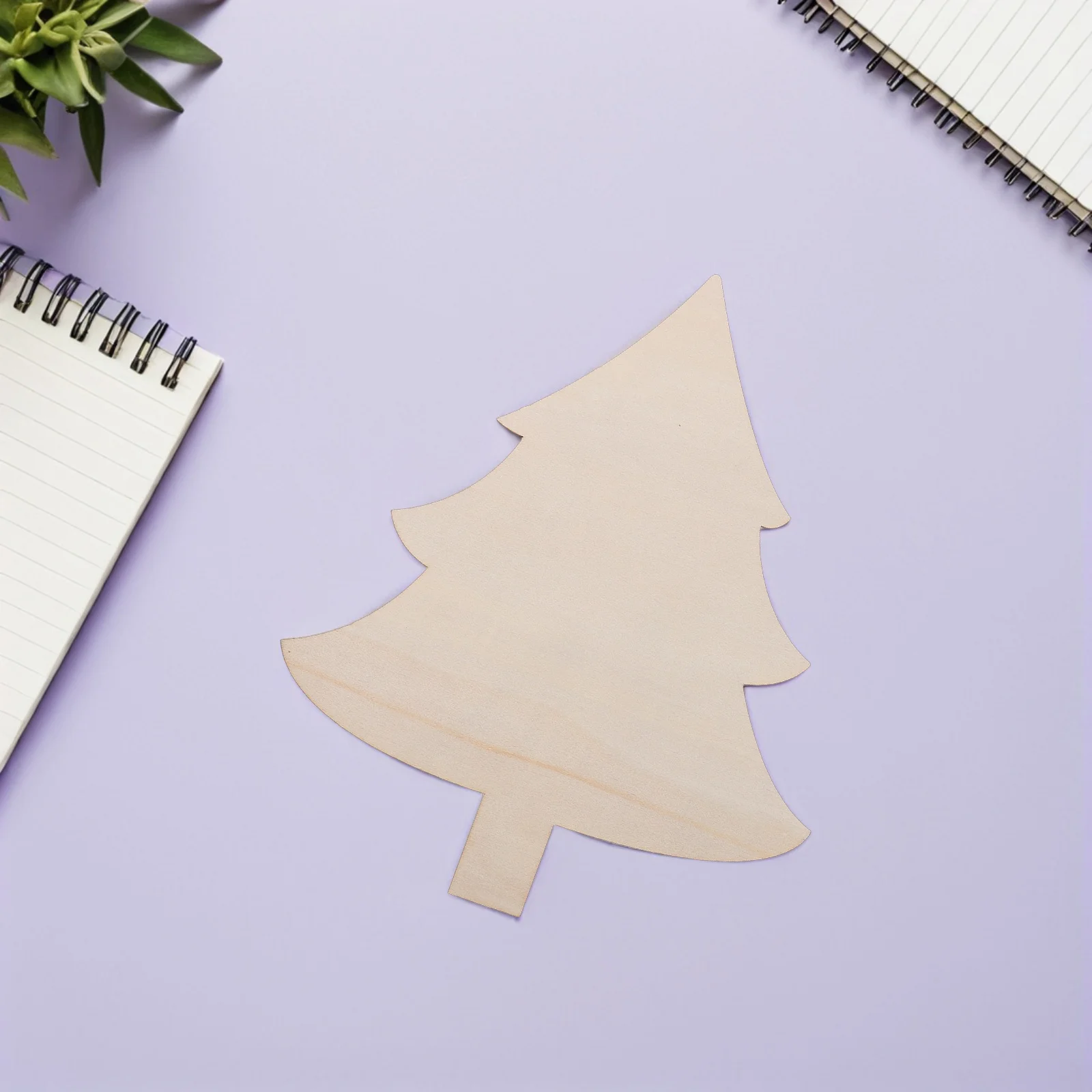 

8Pcs Unfinished Wooden Christmas Tree Cutouts Blank Wood Pieces for DIY Painting Crafts Rustic Farmhouse Decor