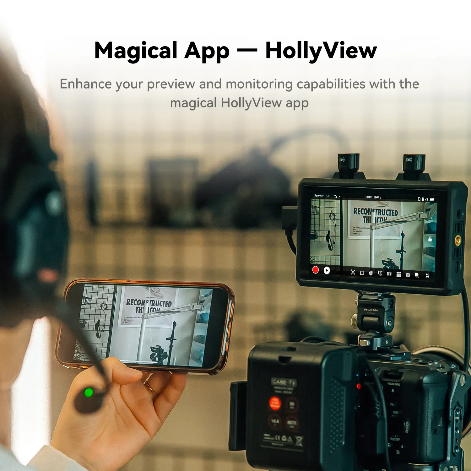 Hollyland Mars M1 Enhanced 5.5” 4K Wireless Monitor Video