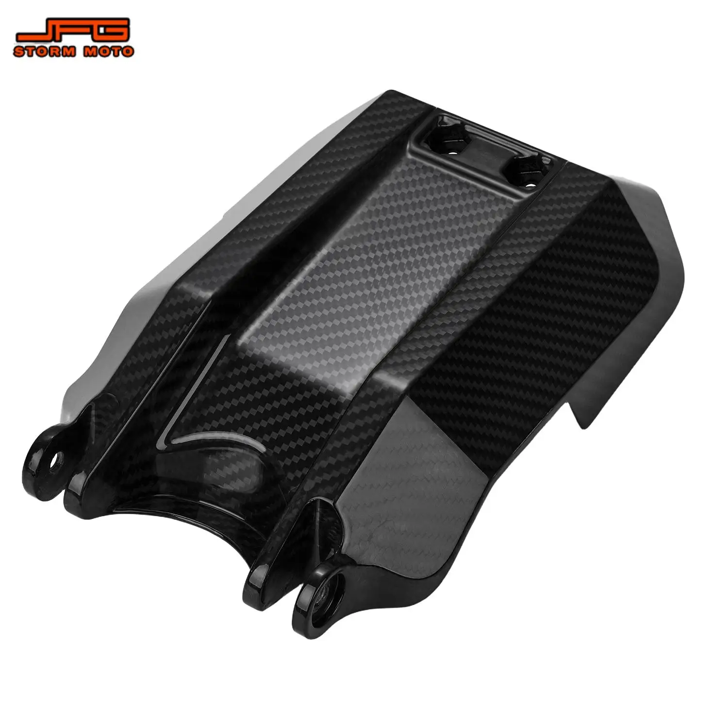 Funparts Motorcycle Carbon Fiber Battery Compartment Cover Guard For Eride Pro SS/2.0/3.0 Electric Dirt Bike E-bikes