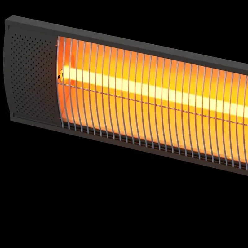 20261500W Electric Patio Heater Wall Mounted or Ceiling Type for Outdoor Household Garden Winter and Spring Use