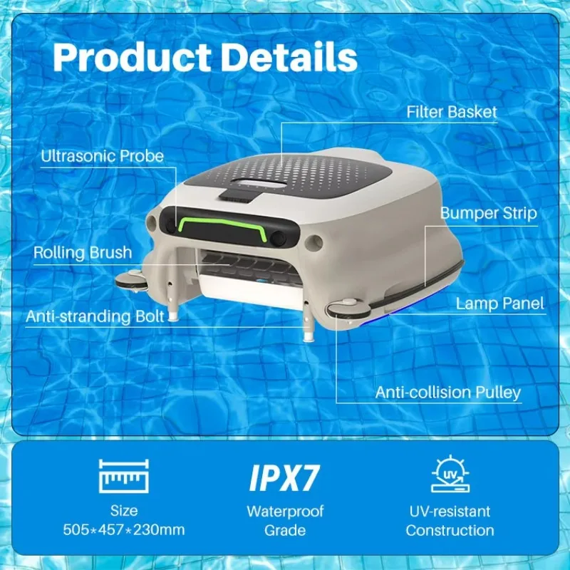 New Robot Pool Vacuum Cleaner Automatic Robot Pool Vacuum Cleaner