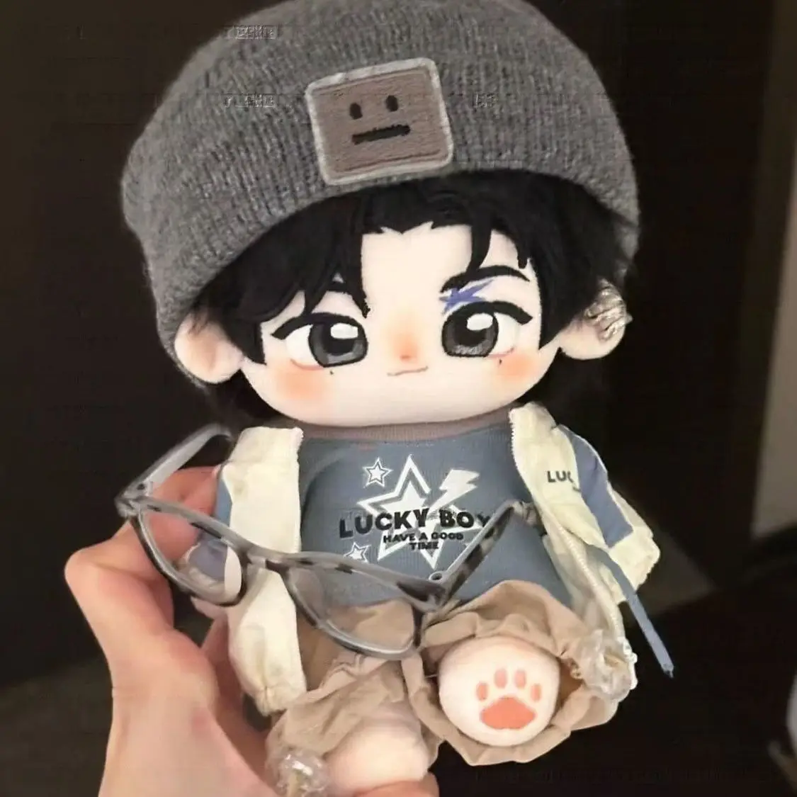20CM Modern Brothers Liu Yuning Cosplay Attribute Plush Doll Handsome Boy Star Dress-up Clothes Cotton Doll Fans Xmas Gifts