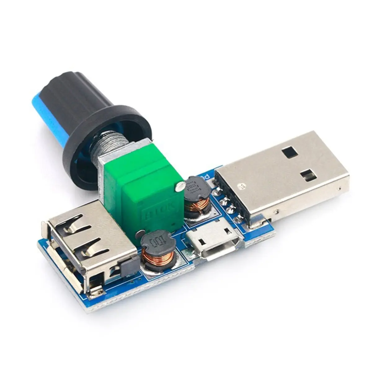 A14M Mini USB Fan Governor Fan Speed Controller Air Volume Regulator Cooling Mute Multi Function Fan Speed Switch Module