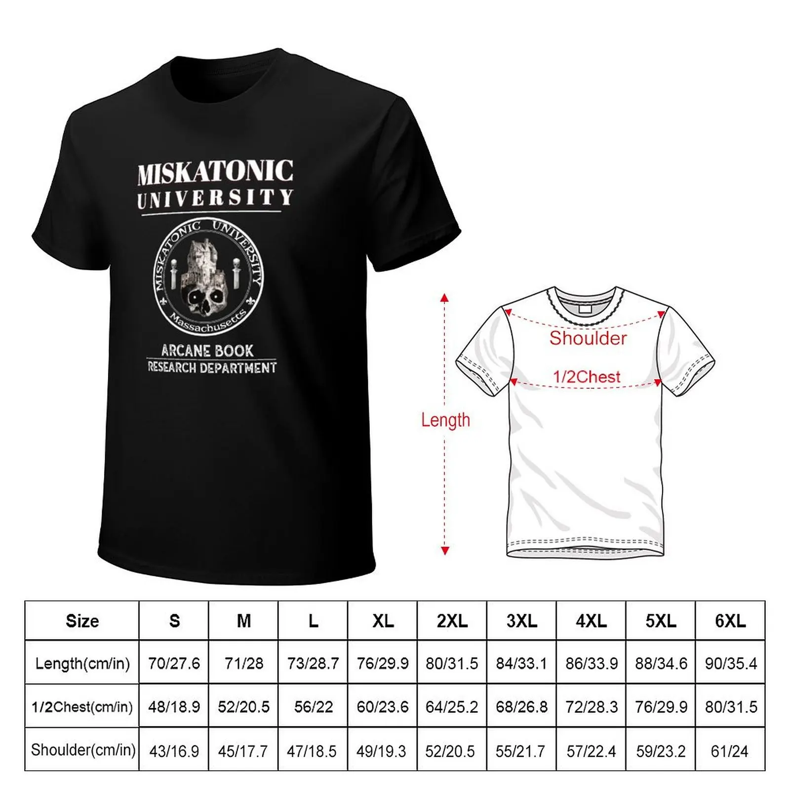 Best Design Miskatonic University - Arcane Book Research Department T-Shirt Sporty Casual Quick Dry T-Shirt