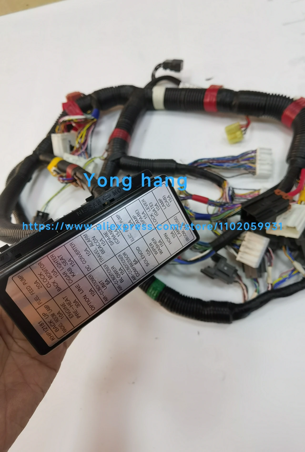 Excavator accessories for sumitomo Case SH200-A5/SH210-A5 cab wiring harness/interior KHR16003