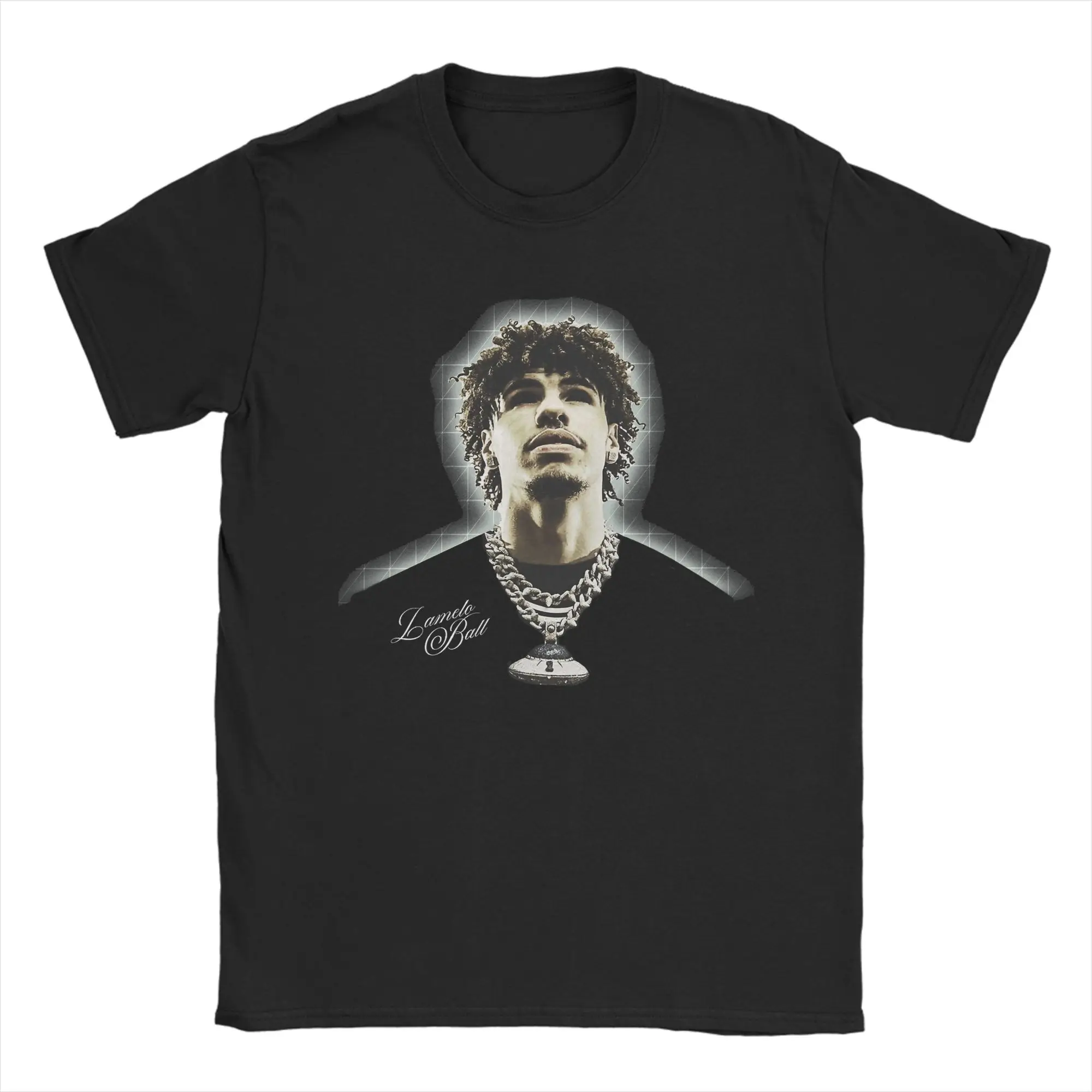 

Lamelo Ball T Shirts Men Pure Cotton Crazy T-Shirt Round Neck Tee Shirt Short Sleeve Clothing Birthday Gift