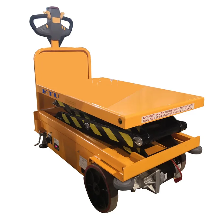Manufacturer supplies all-electric lifting platform truck mobile hydraulic lifting table scissor lift loading and unloading