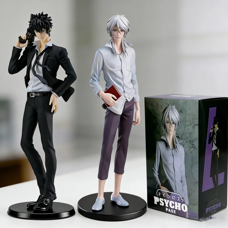 

Аниме-фигурка PSYCHO-PASS: Когами Шинья и Макисима Шого, 18 см, ПВХ, коллекционная модель, подарок