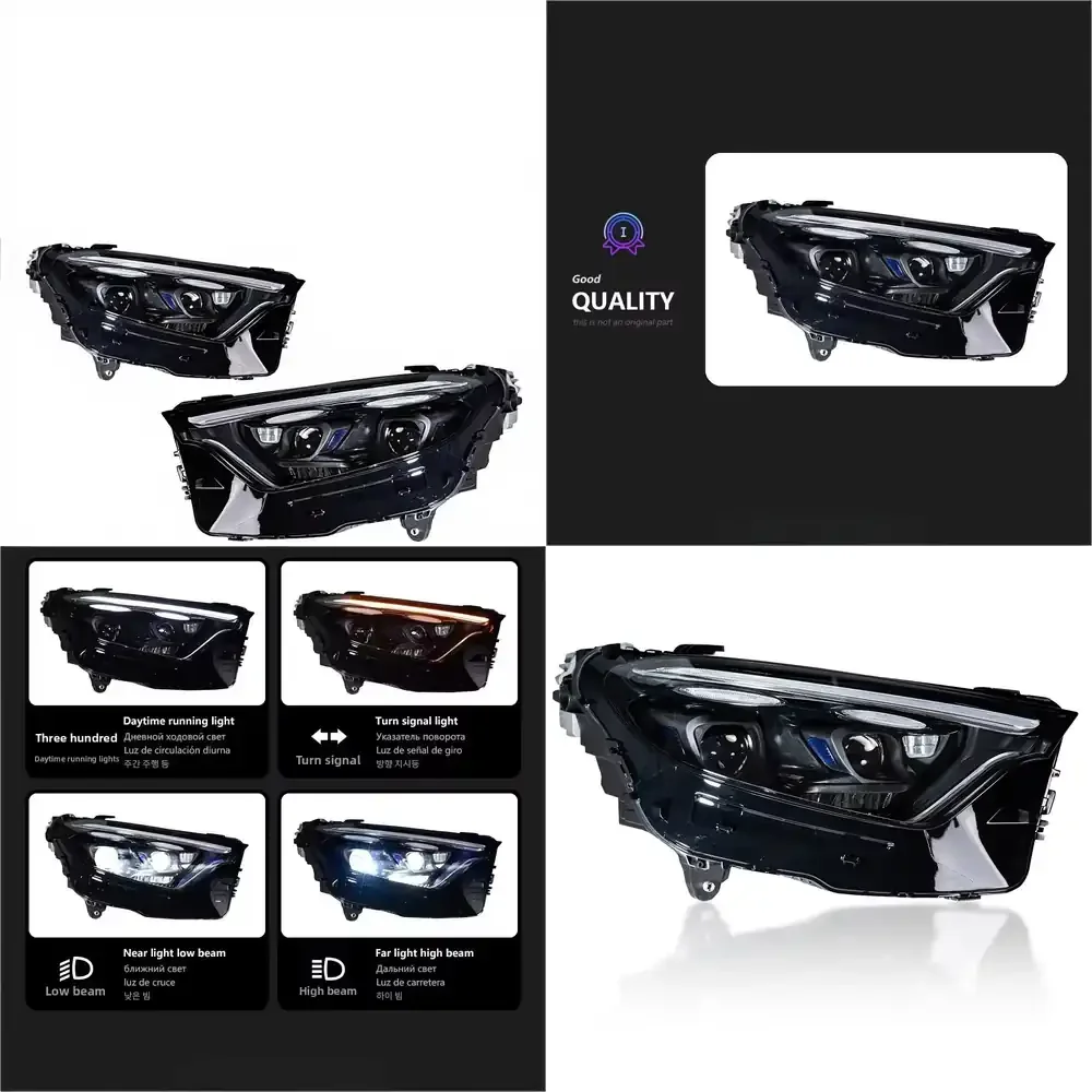 

For 2023-2025 GLC Headlight Assembly X254 High-End Dynamic Welcome Scan Matrix Lens Lamp 12V 55W