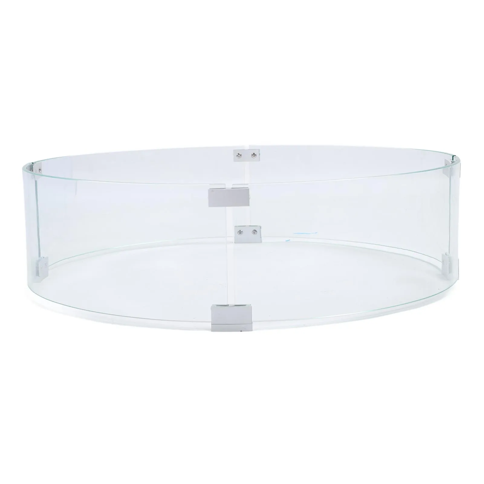 (Распродажа) Закаленное стекло, круглое ветрозащитное стекло, диаметр 650 мм, толщина 6 мм, прозрачное стекло, лобовое стекло