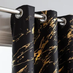 NH4038Marble high-precision blackout curtains for bedroom and living room sun protection and heat insulation curtains