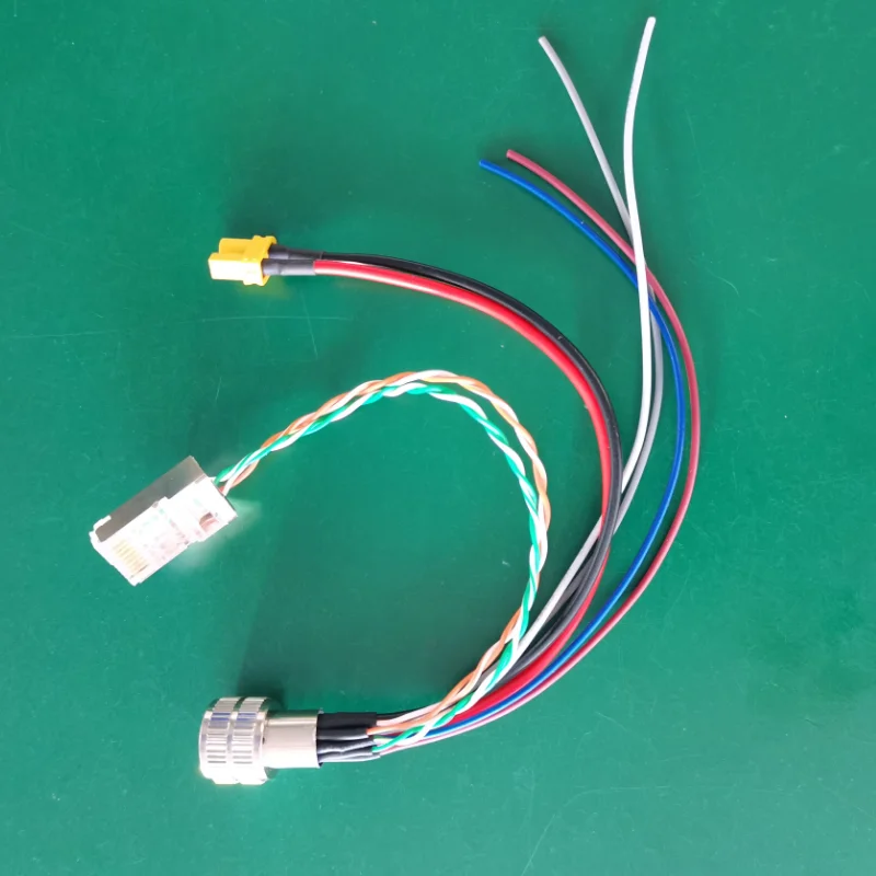 Mid360 M12 Aviation Plug, 1/3 Data Cable, Non Injection Molded, Customizable Length Mid360 Radar Connector Line Livox M12 Aviati