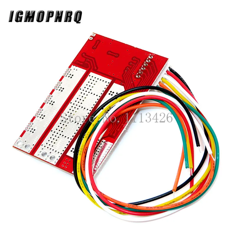3S 4S 5S 50A BMS Board 3.2V/3.7V Iron Phosphate LiFePO4 Battery BMS 3.2/3.7V 18650 Lithium Battery Protection Board w/Balance