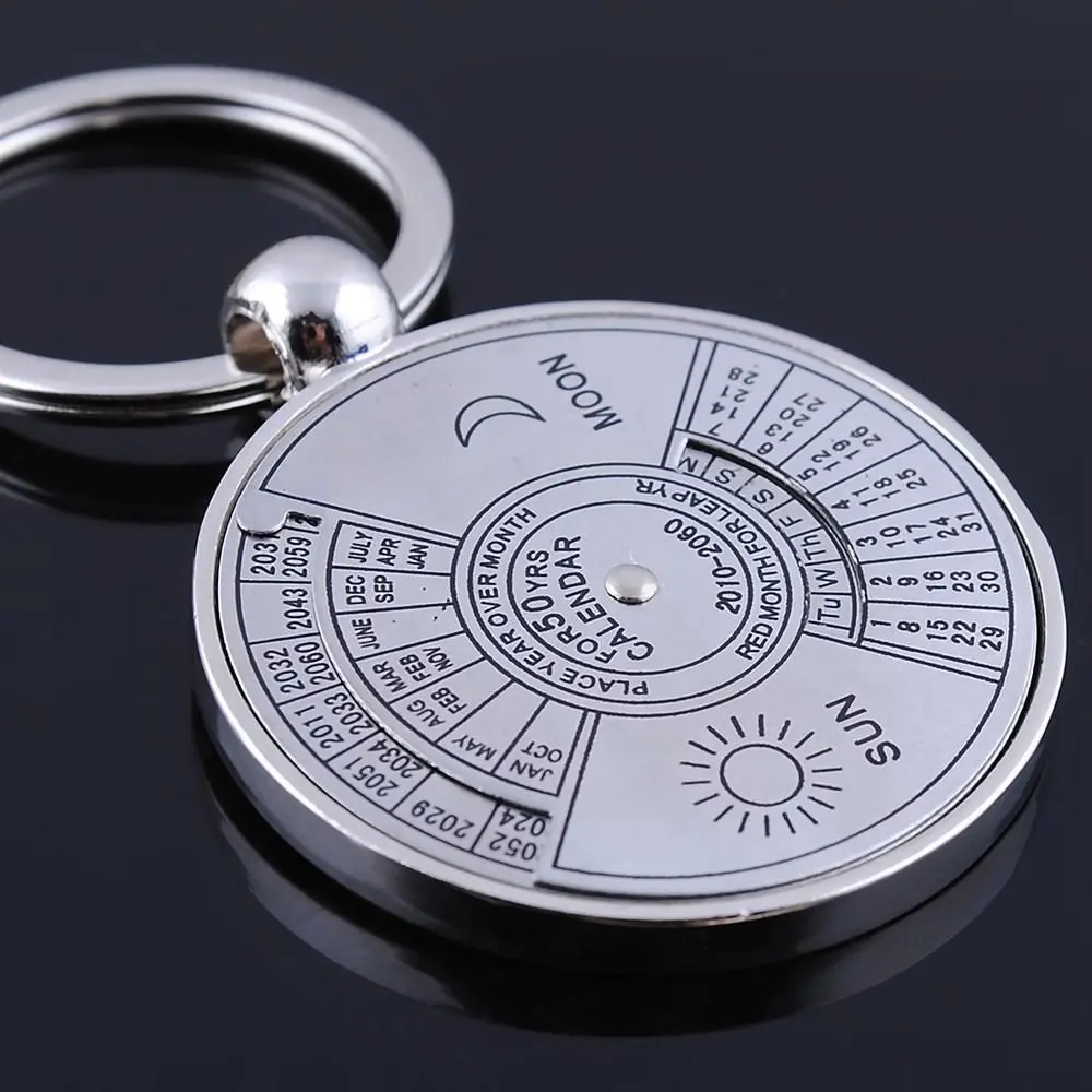

50Pcs/Lot 50 Years Super Perpetual Calendar Key Chain Bottle Opener Key Rings Astrology KeyChain Party Key Holder Gift Jewelry