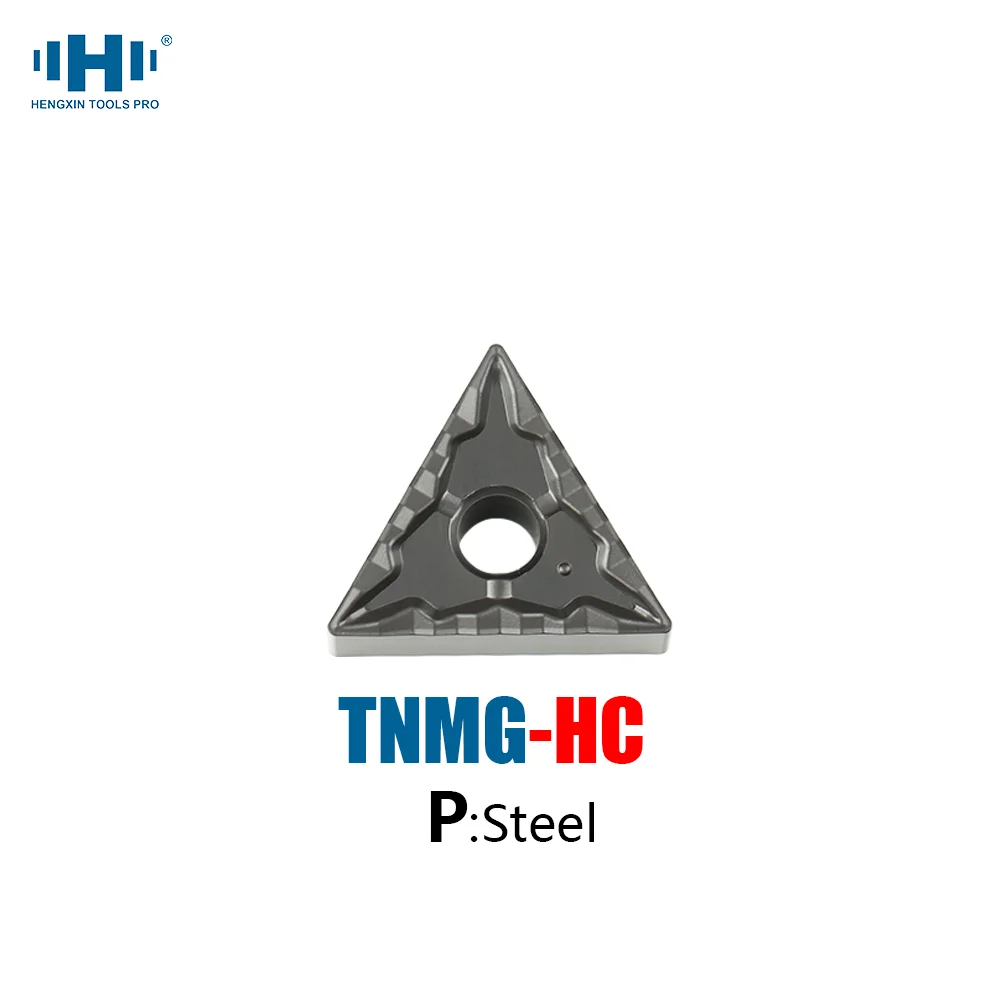 HENGXIN TNMG TNMG160404 TNMG160408 HC Carbide Inserts TNMG HC External Turning Tools CNC Lathe Cutter Tool CVD High-quality