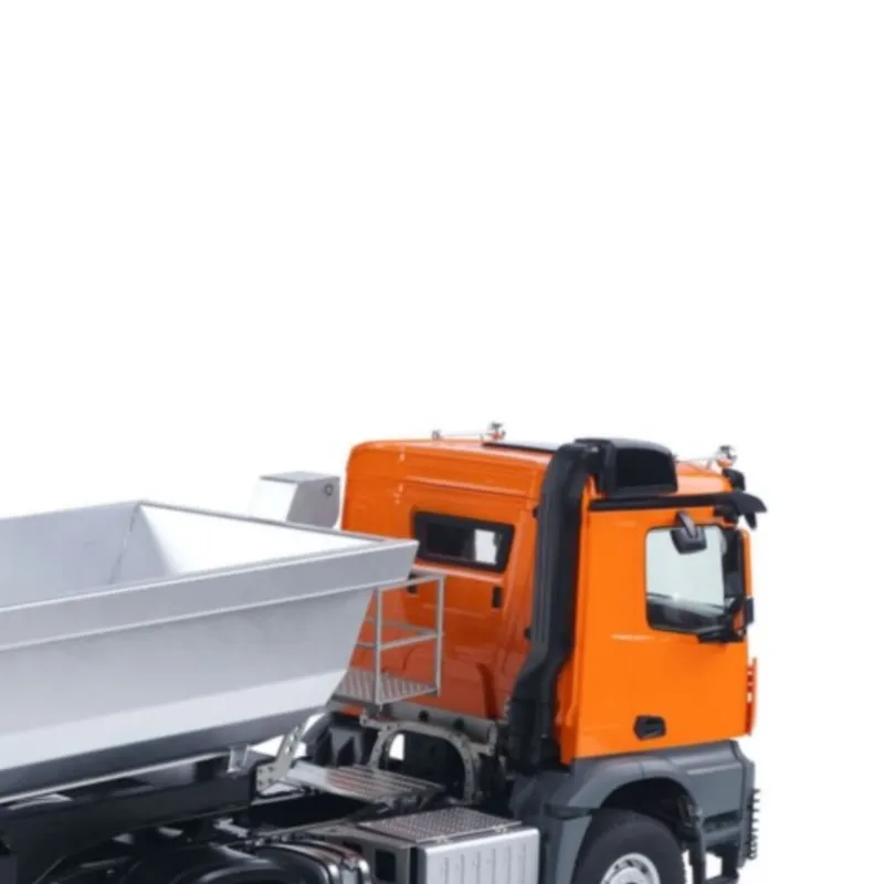 

Kabolite 5801 RC Tractor Truck 4X4 with 3 Axles Dump Trailer 1/14 RTR RC Trucks Electric Lifting Trailers Cars Model Light Sound