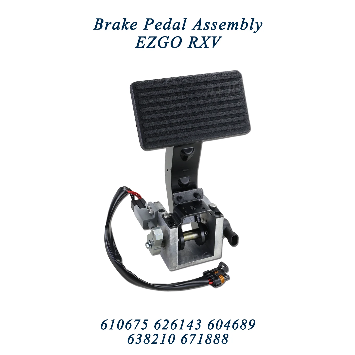 Golf cart E-z-go RXV 2008-Up Golf Cart Brake Pedal Assembly Replacement Parts 610675 626143 604689 638210 671888