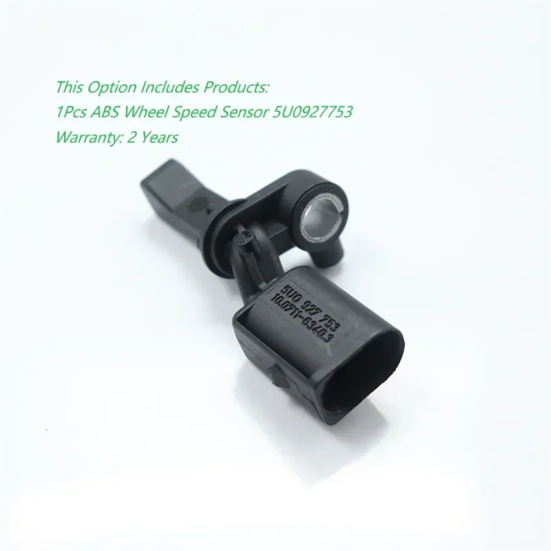 1/2/4Pcs Car 2Pin ABS sensor Wheel speed sensor For VW VOYAGE GOL 2012-2021 5U0927753 5U0 927 753