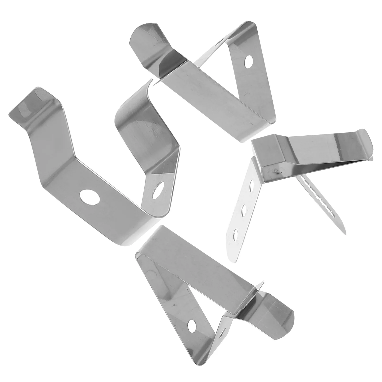 

4pcs Temperature Probe Holder Clip: Universal Stainless Steel Thermometer Clip For Grills Ovens 3.8Mm 5Mm Probe Bbq