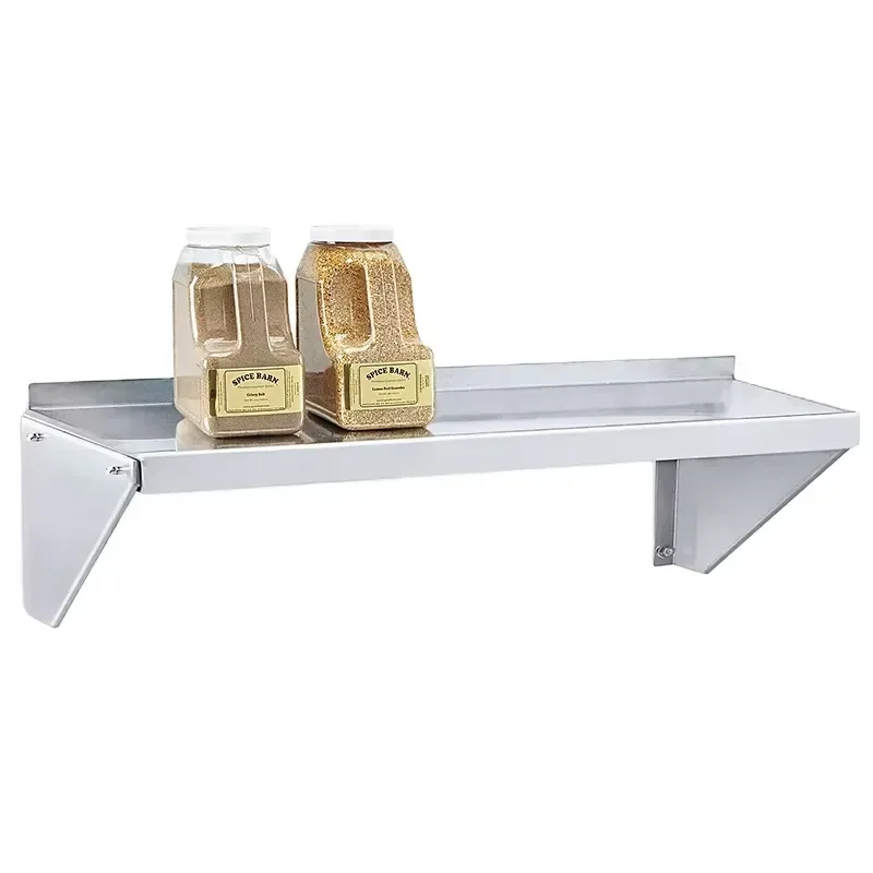Stainless Steel Metal Home Kitchen Unique Wall Mounted Storage Rack Tableware Drying Rack
