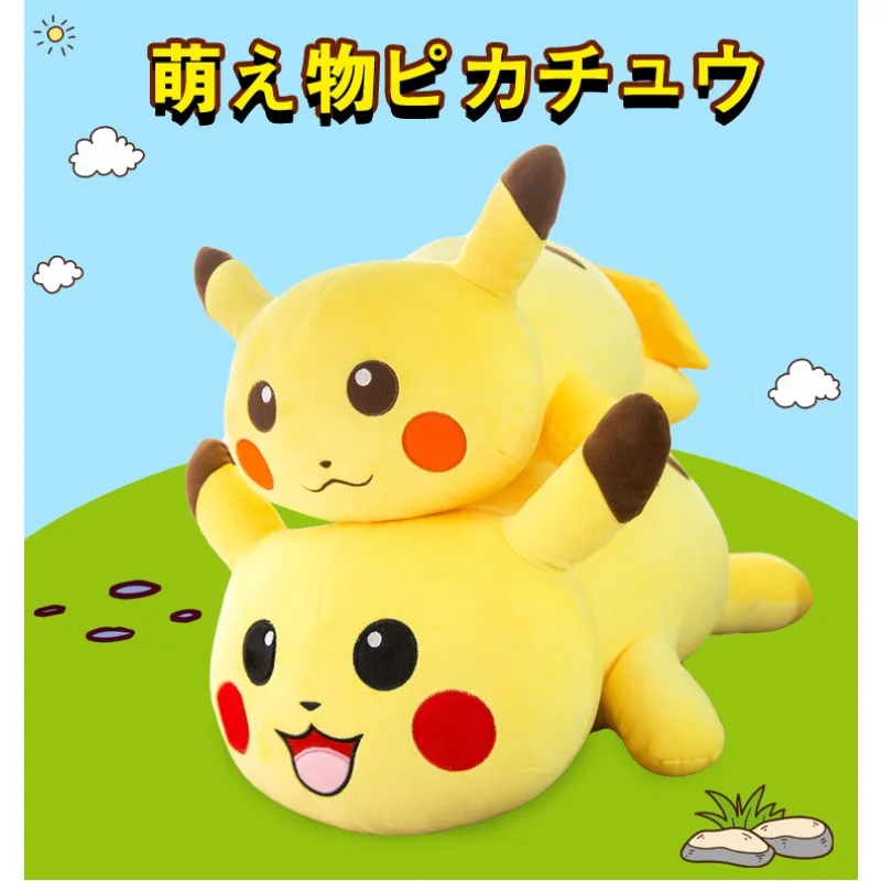 

40cm Pokemon Plush Toy Pikachu Cute Anime Plush Animal Pillow Squat Soft Fill Doll Girl Birthday Gift