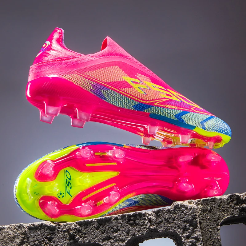 2026 Men's Anti-Slip Football Boots with Quality Grass Studs, Durable Futsal Shoes for Indoor & Outdoor Matches Training
