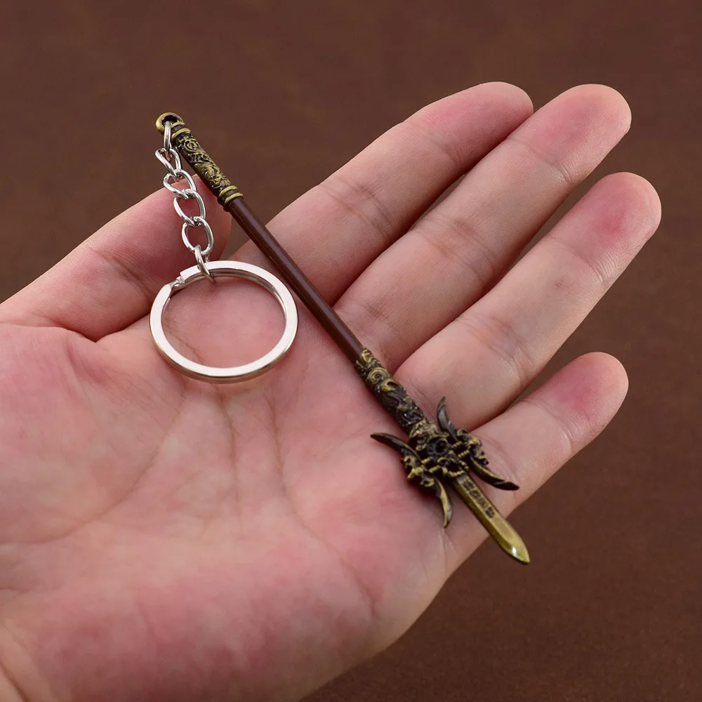 6 cm Perfect World Anime World Thunder Hellebaard Wapen Model Jongen Gift Cosplay Middeleeuws Zwaard Katana Middeleeuwse Schwert