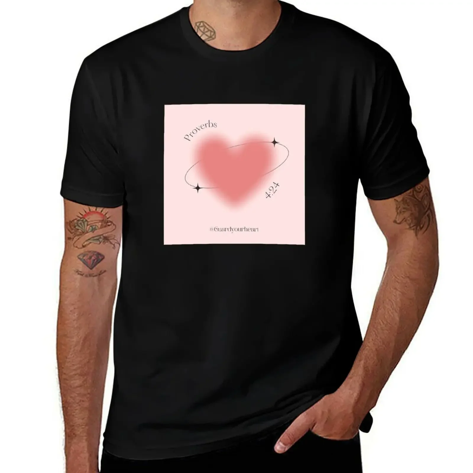 

PROVERBS 4:23 T-Shirt croswit shirt man for a boy blanks tshirts personalised luxury clothes men