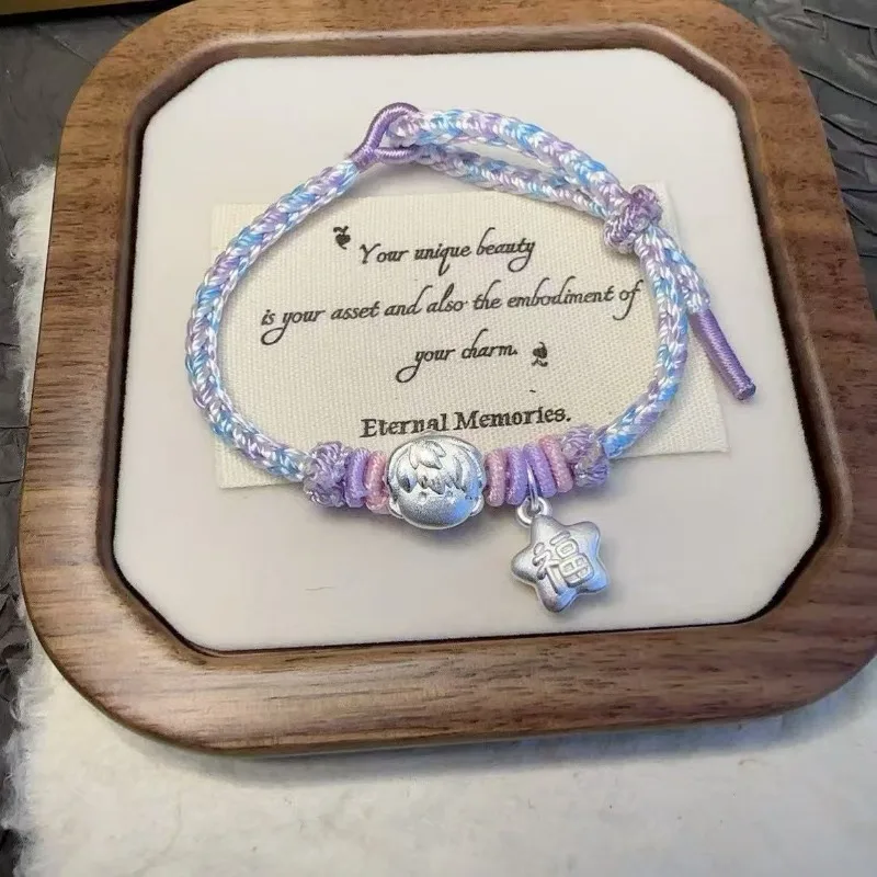 للجنسين 2025 الحب والمساحة العميقة لعبة أنيمي جديدة Caleb Xavier Zayne Rafayel Sylus كارتون لطيف الفضة اكسسوارات سوار هدية