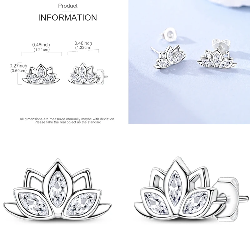 925 Sterling Silber Ohrstecker Kirsche Delfin Avocado Schmetterling Biene Blume Feder Bunter Schmuck Geschenk für Frauen Mädchen – Detail 35