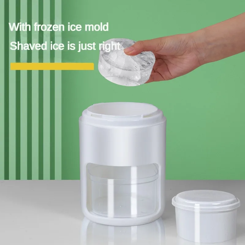 Manual Ice Crusher Smoothies Hail Ice Breaker Fast Ice Crushing Portable Shaved Ice Machine for Kitchen Gadgets Ice Blenders