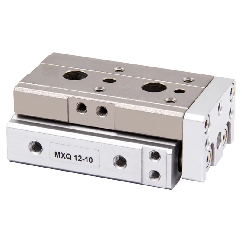 MXQ6-10 MXQ8-20 MXQ12-30 MXQ16-40 MXQ20-50 MXQ25-75 100 125 Air Pneumatic Slide Table Dual Rod Rail Slide Cylinder