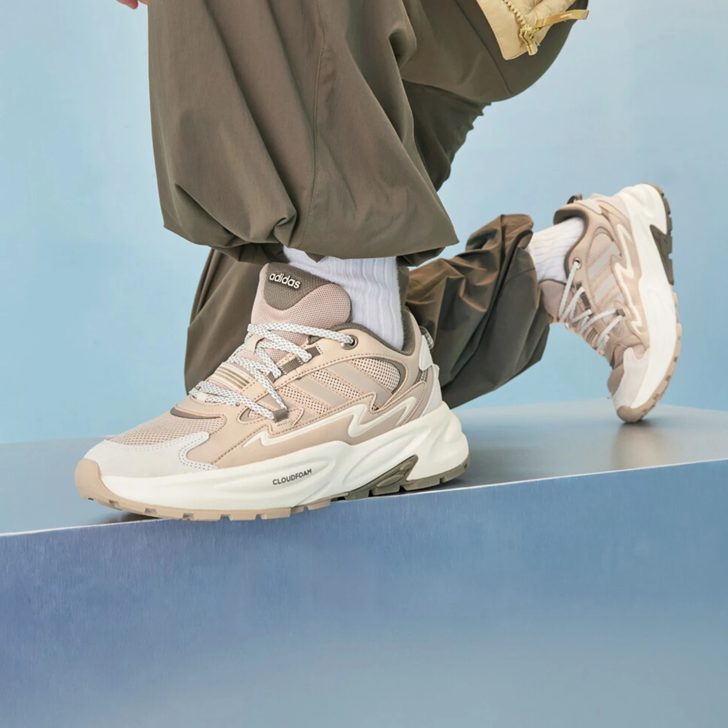 

Adidas genuine New Unisex Retro Cushioned Thick-Sole Casual Dad Shoes JR3186