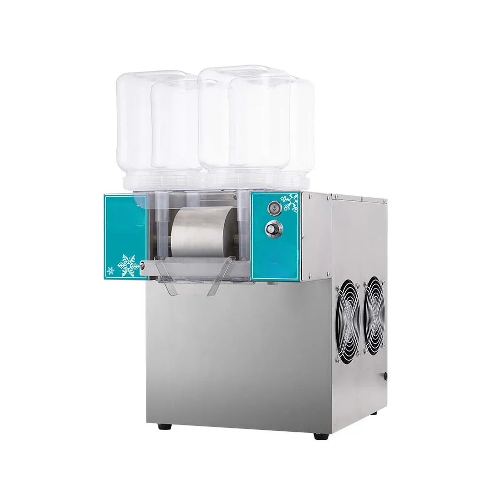 Commercial milk snowflake expansion ice sponge ice automatic ice machine air-cooled four-head snowflake machine