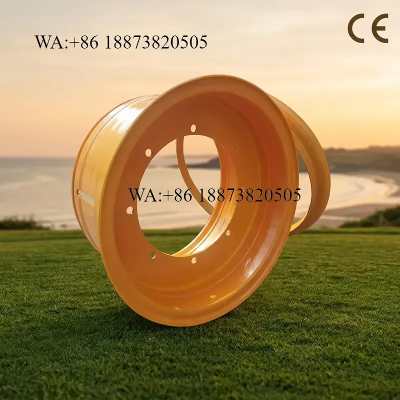 for HUA MEI 13-24 13.00-24 Loader Wheel Rims OTR Steel Rim for 16/70-24 Engineering Vehicle Tire Rim Wholesale