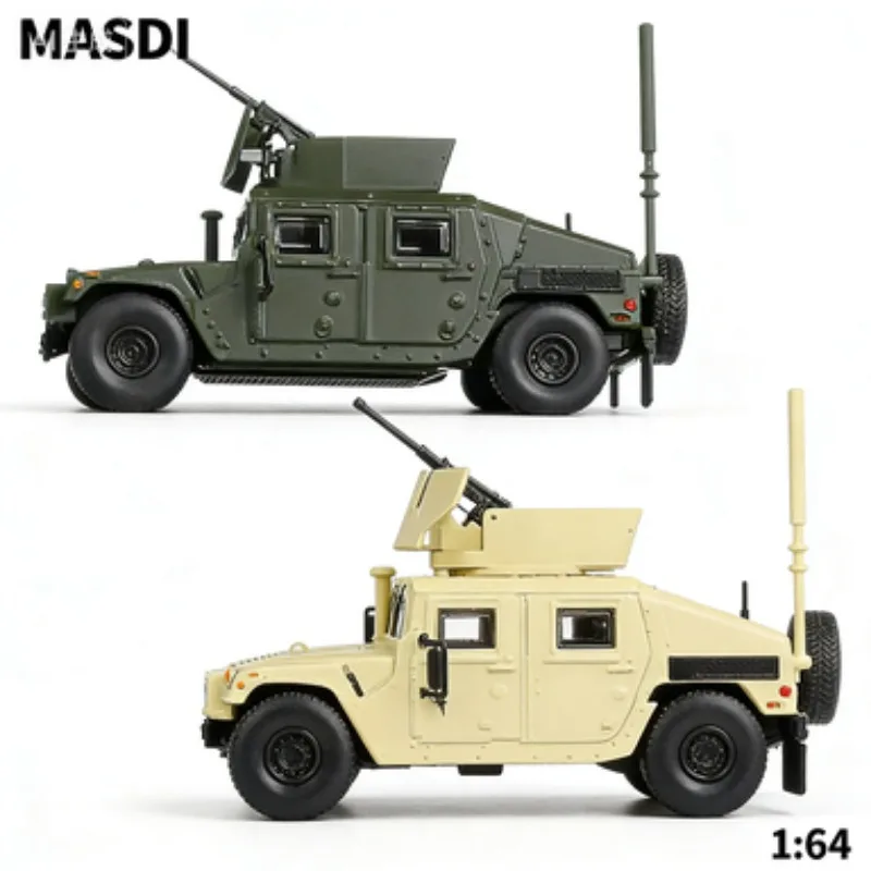 

MASDI 1:64 Hummer, модель из литого под давлением сплава, подарок для мальчиков, высококачественная коллекционная вещь для взрослых, праздничный подарок.