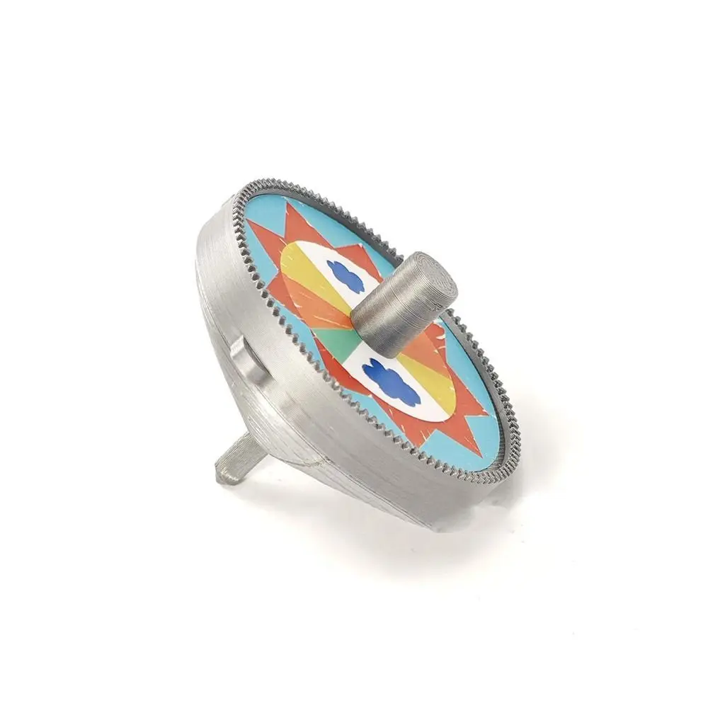 High Quality 3D Print Gyro Toys Rotating Relief Stress Launcher Gyroscope Plastic Spinning Top Toys Adults