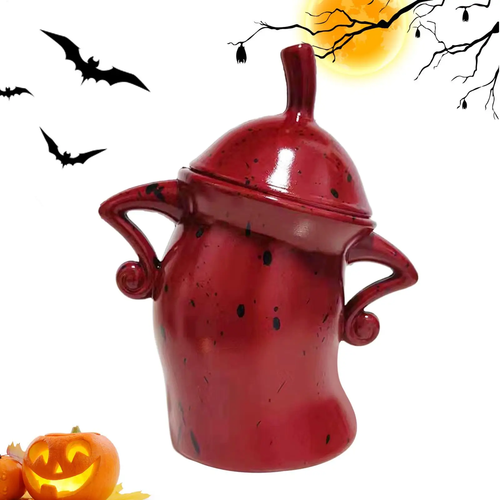 Sassy Storage Canister Lidded Food Jar Creative Akimbo Cup Ornament Fun Sassy for Desktop Display Countertop Kitchen Food