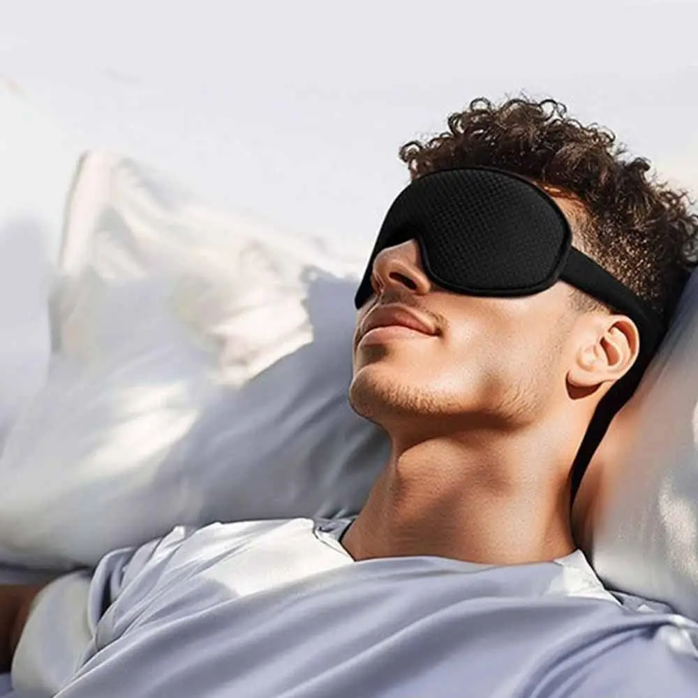 

Soft Padded Blocking Light Eye Mask Relax Blindfold Block Out Light Sleeping Aid Eye Patches Eye Cover Breathable