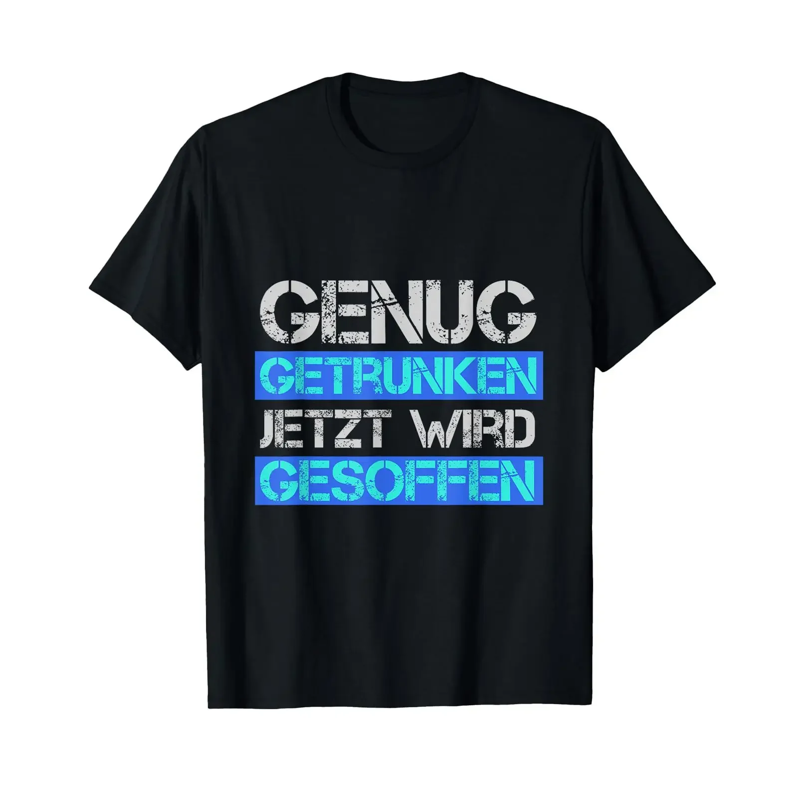 Party T Shirt with German Text Enug Drunken Jetzt wird Gesoffen Mallorca Enough vintage Washed designer clothes fashion Soft