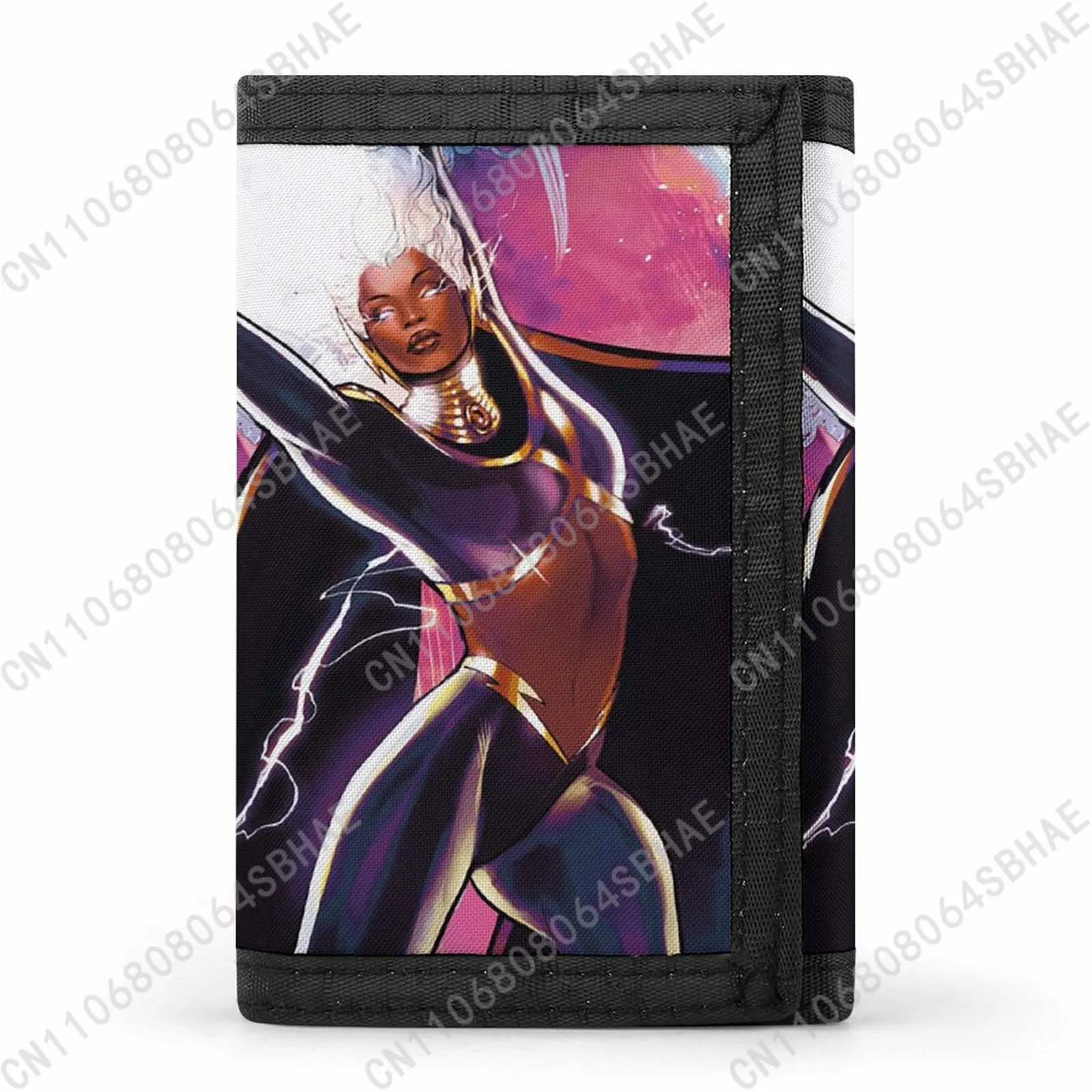 

Marvel Storm Tri Fold Wallet Teenage Girls Boys Slim 3 Fold Card Personalized Pattern Purse School Daily Use Cosplay