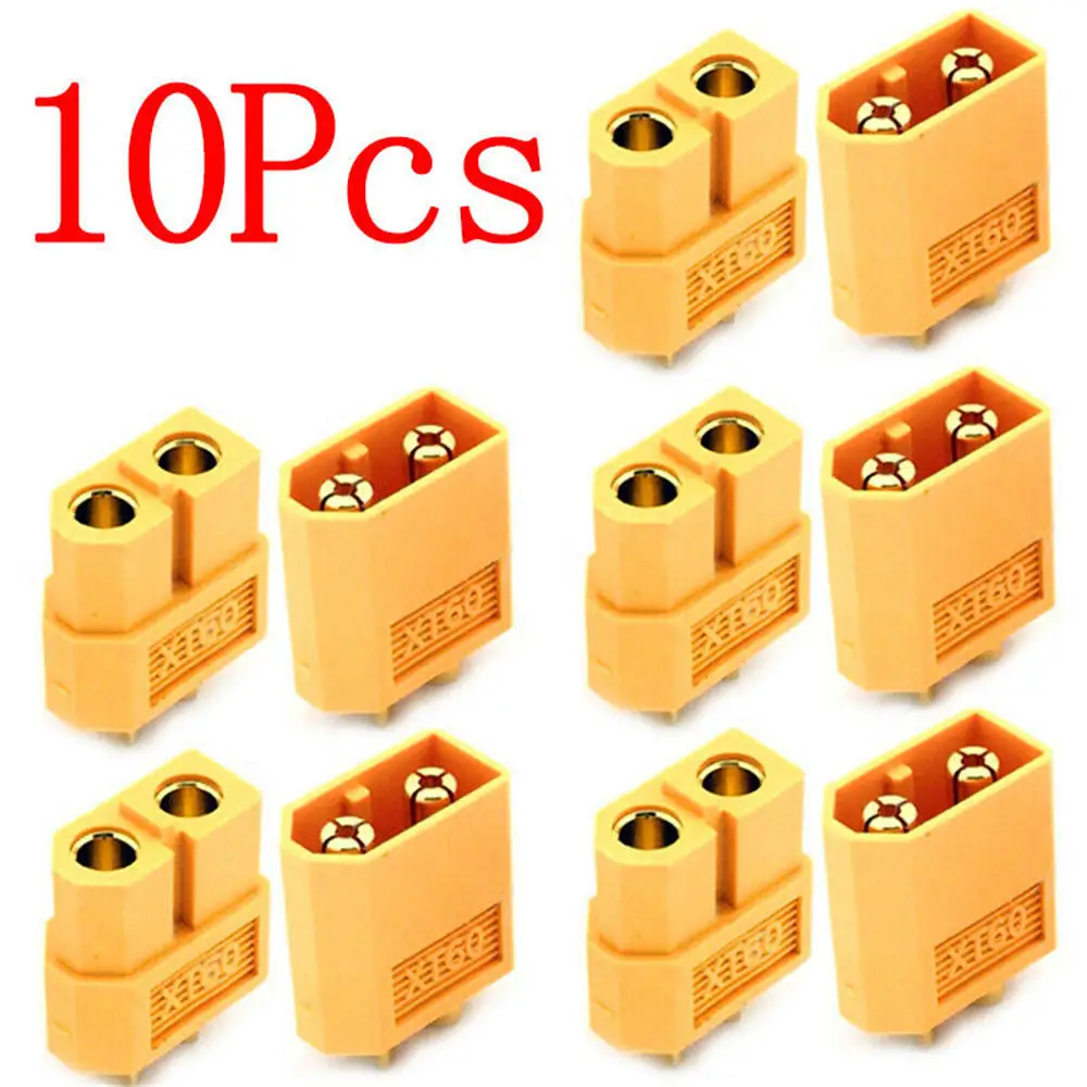 

1/10pieces/set Male Female Bullet Connectors Plugs XT60 For RC Lipo Battery Waterproof Electrical Connector Wire Cab