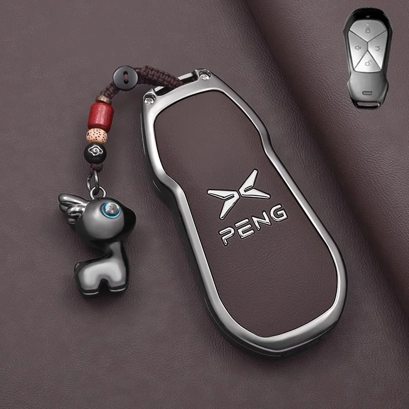 Autoschlüsseletui für Xpeng Xiaopeng G6 2025 2026, Auto-Styling-Schlüsselanhänger, Fernbedienung, Dekoration, Abdeckung, Muschel, Ringhalter, Anhänger, Zubehör – Detail 11