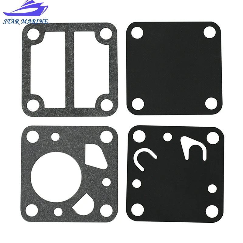 For YAMAHA 4HP-5HP Fuel Pump Repair Kit Gaskets 6E0-24471-00, 6E0-24411-00, 6E0-24435-00, 6E0-24434-00 Outboard Motor