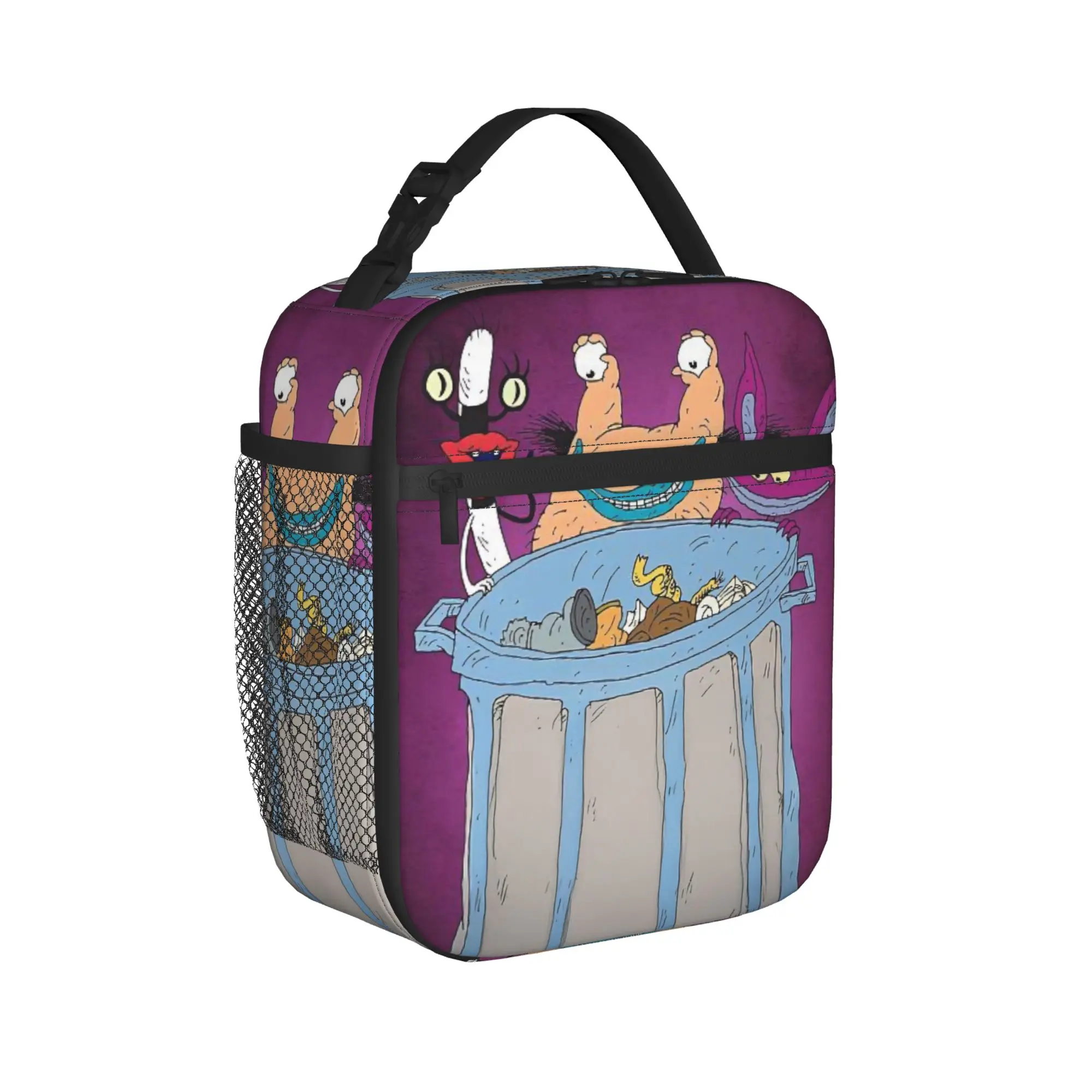 Aaahh Real M-Monsters  Thermal Insulated Lunch Bag for Work  Portable Food Container Bags Men Women Cooler Thermal Food Box