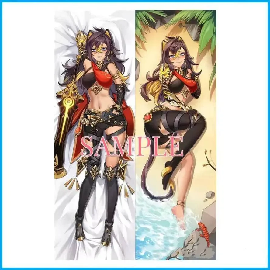 

Impact Dehya Dakimakura наволочка для тела Genshin Waifu Hing аниме косплей 2-сторонний принт пледы Otaku