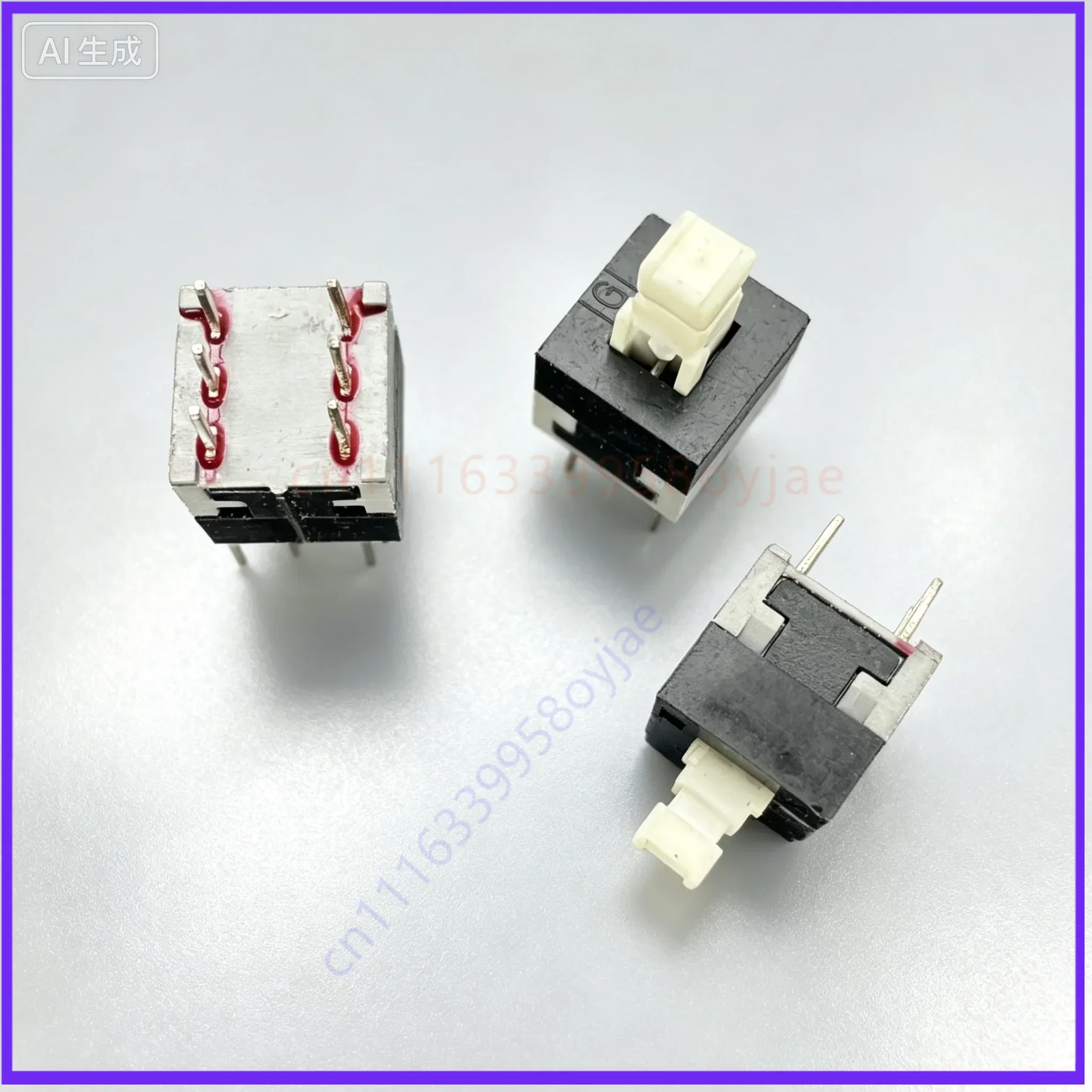 for 8.58.515mm Square 6Pin DIP Self-locking Switch, Mixer Push Button 50pcs