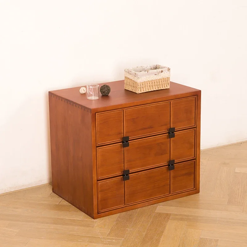 Mid Century Premium Nightstand Drawer Classic Vintage Beauty Nightstand Luxury Storage Mesa De Cabeceira Bedroom Furniture