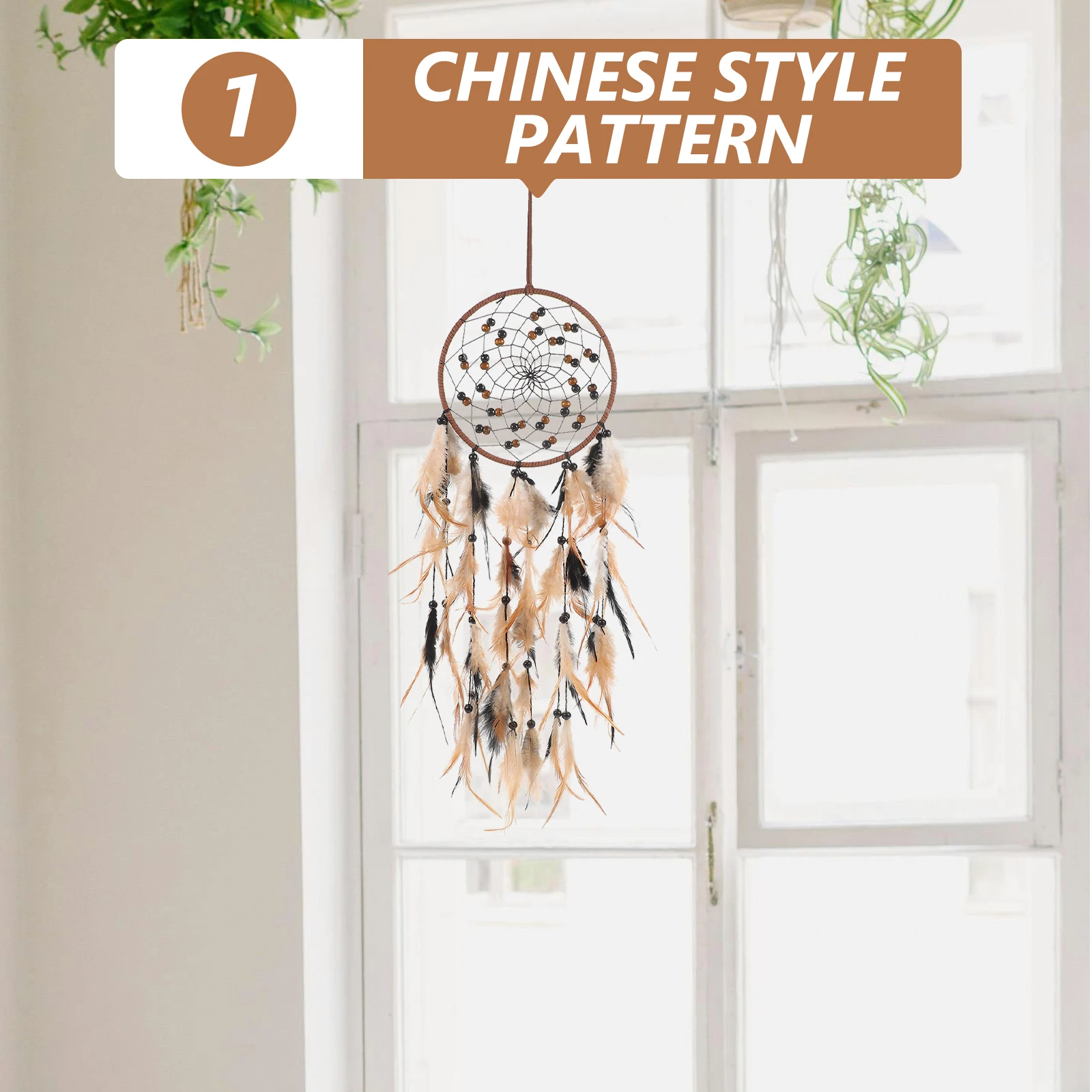 

Dream Catcher Woven Plume Hanging Decoration Home Wall Indoor Bedroom Garden Hanging Dreamcatcher Ornament Dream Catcher