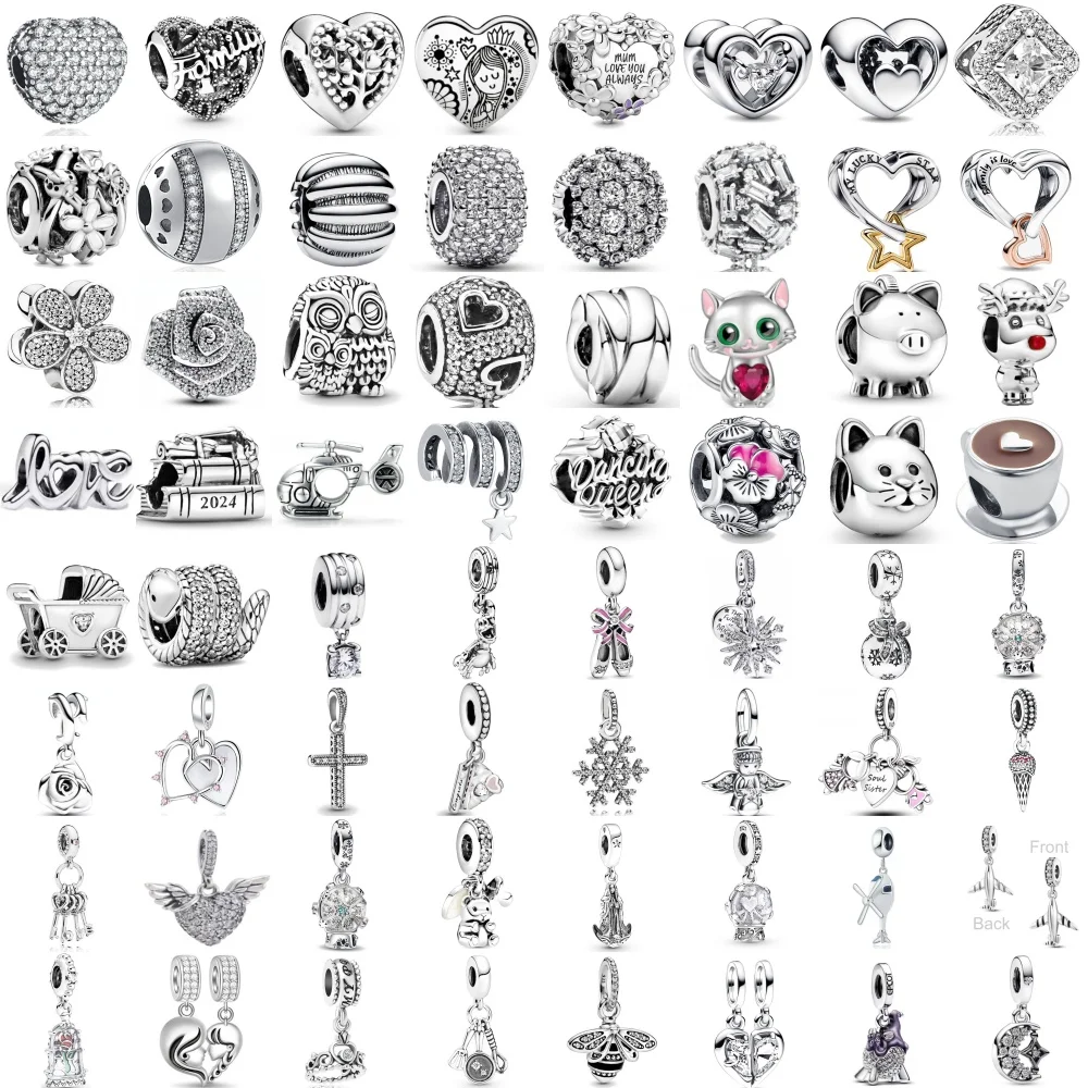 

Новый S925 Серебряный Любовь Бусина Самолет Хрустальный Шар Подвеска Подходит для Оригинальных Браслетов DIY Аксессуары Высокий Шарм Ювелирные Изделия Подарки